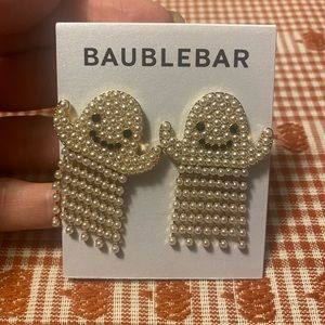 Baublebar Ghost Pearl Detail Earrings NEW